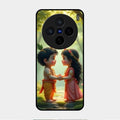 Heavenly Bond Glass Case Cover For Vivo X200 5G