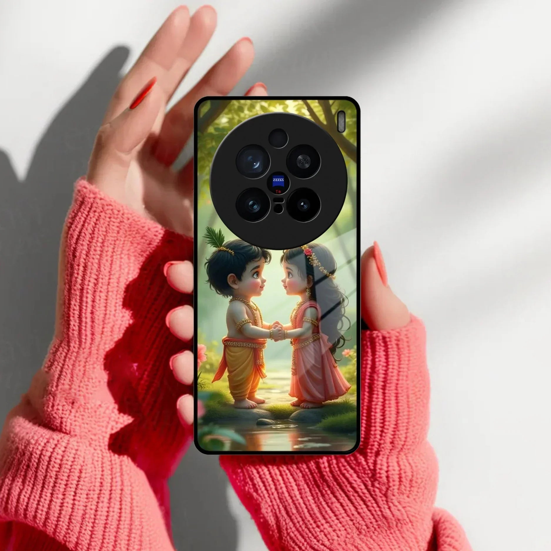 Heavenly Bond Glass Case Cover For Vivo - ShopOnCliQ