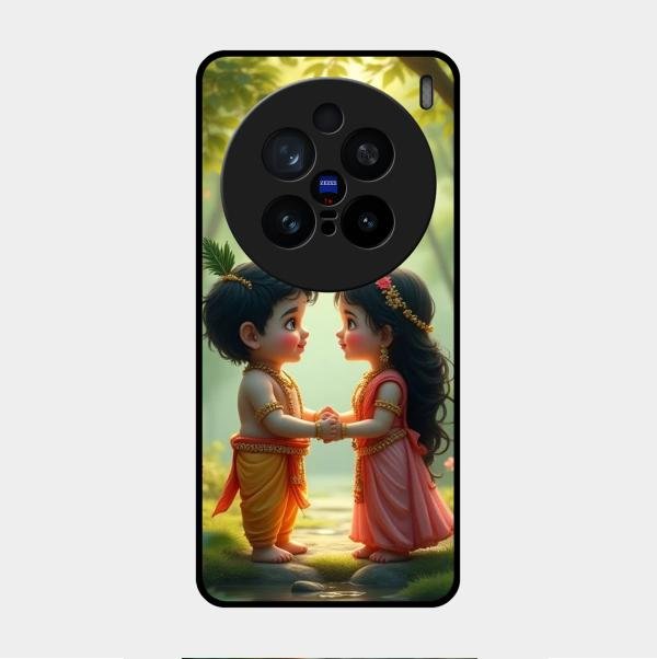 Heavenly Bond Glass Case Cover For Vivo X200 Pro 5G