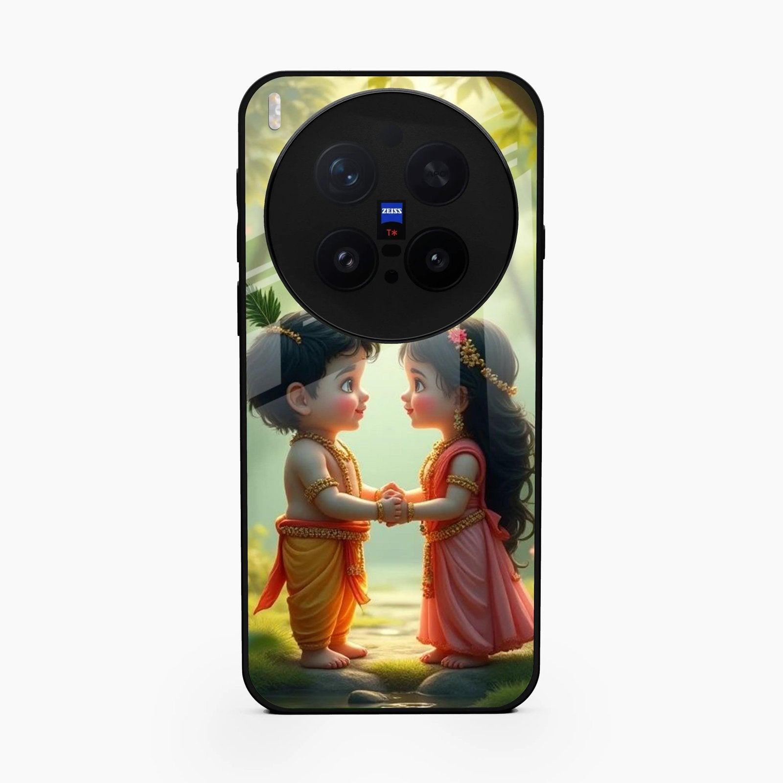 Heavenly Bond Glass Case Cover For Vivo X300 Pro 5G