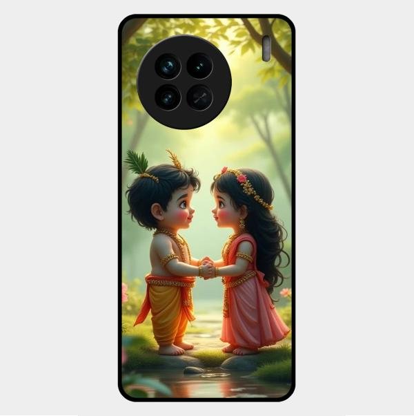 Heavenly Bond Glass Case Cover For Vivo X90 5G
