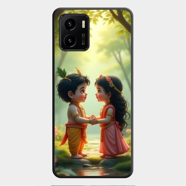 Heavenly Bond Glass Case Cover For Vivo Y01