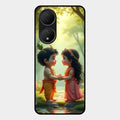 Heavenly Bond Glass Case Cover For Vivo Y100 5G
