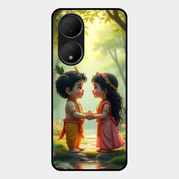 Heavenly Bond Glass Case Cover For Vivo Y100 5G