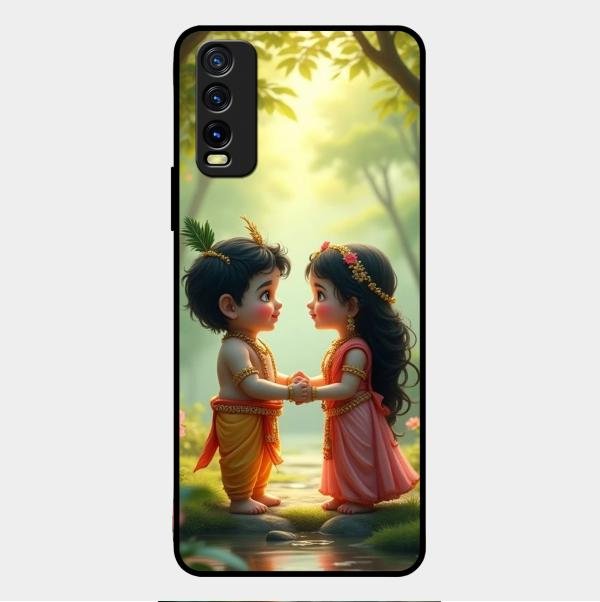 Heavenly Bond Glass Case Cover For Vivo Y12G