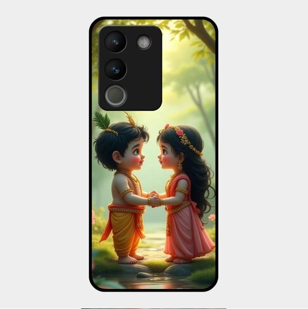 Heavenly Bond Glass Case Cover For Vivo Y200 5G