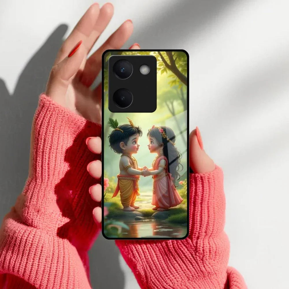 Heavenly Bond Glass Case Cover For Vivo - ShopOnCliQ