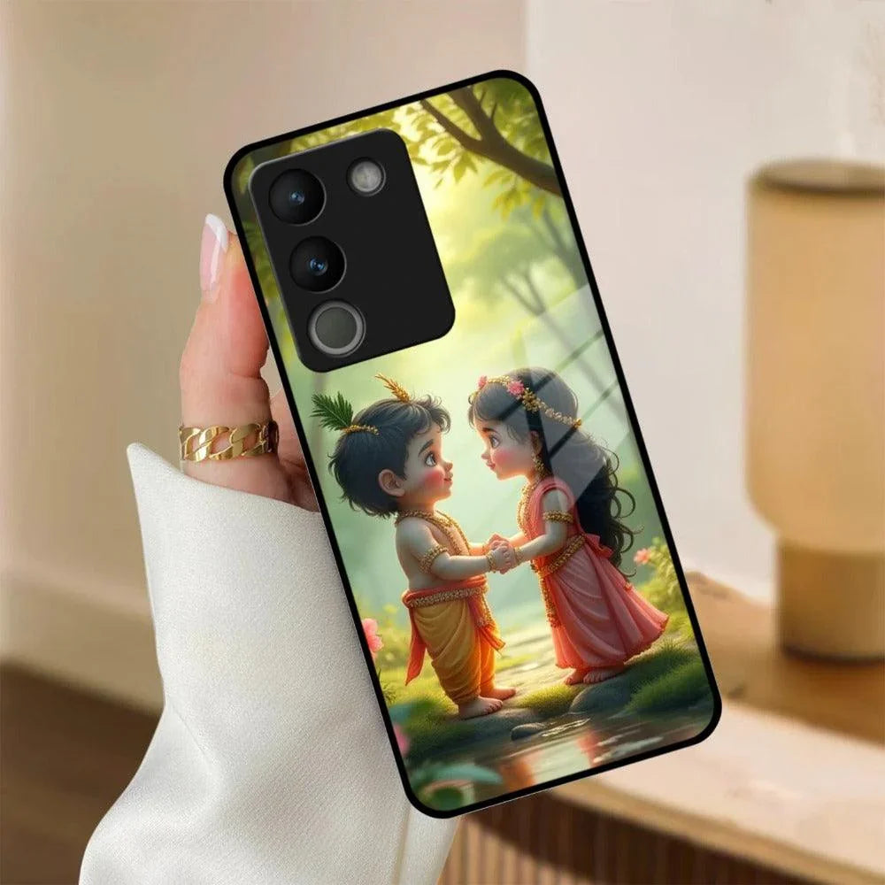 Heavenly Bond Glass Case Cover For Vivo - ShopOnCliQ