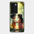 Heavenly Bond Glass Case Cover For Vivo Y200E 5G