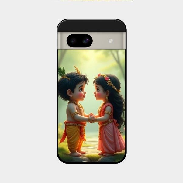 heavenly bond glossy metal case cover for Google Pixel 8A 5G