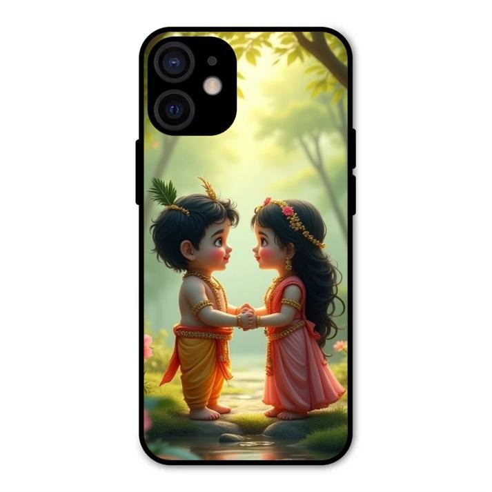 heavenly bond glossy metal case cover for iPhone 12 mini