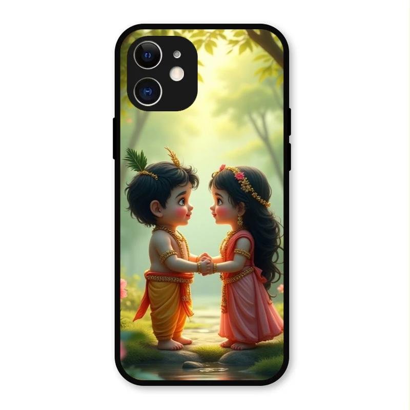 heavenly bond glossy metal case cover for iPhone 12
