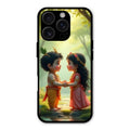 heavenly bond glossy metal case cover for iPhone 16 Pro