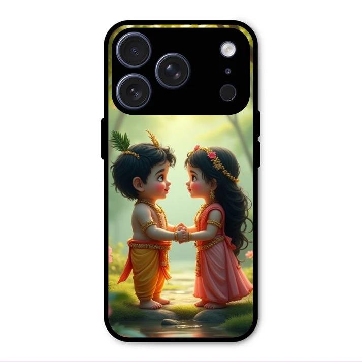 heavenly bond glossy metal case cover for iPhone 17 Pro