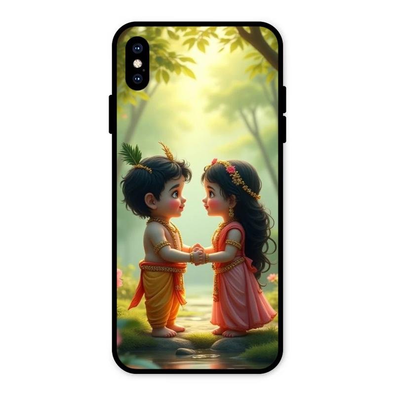 heavenly bond glossy metal case cover for iPhone XS Max