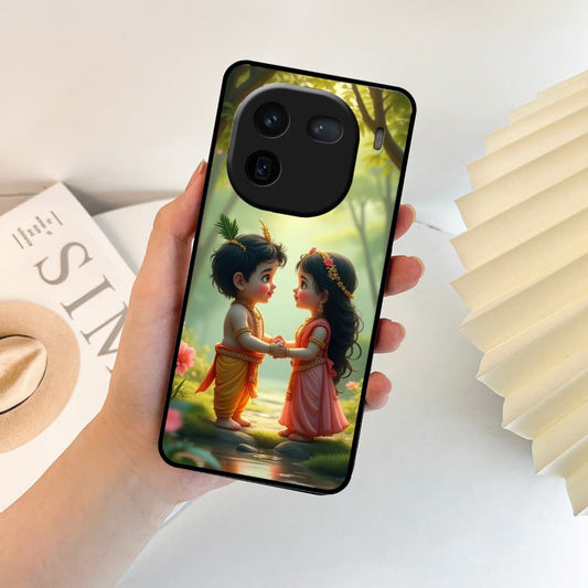 Heavenly Bond Glossy Metal Case Cover For iQOO