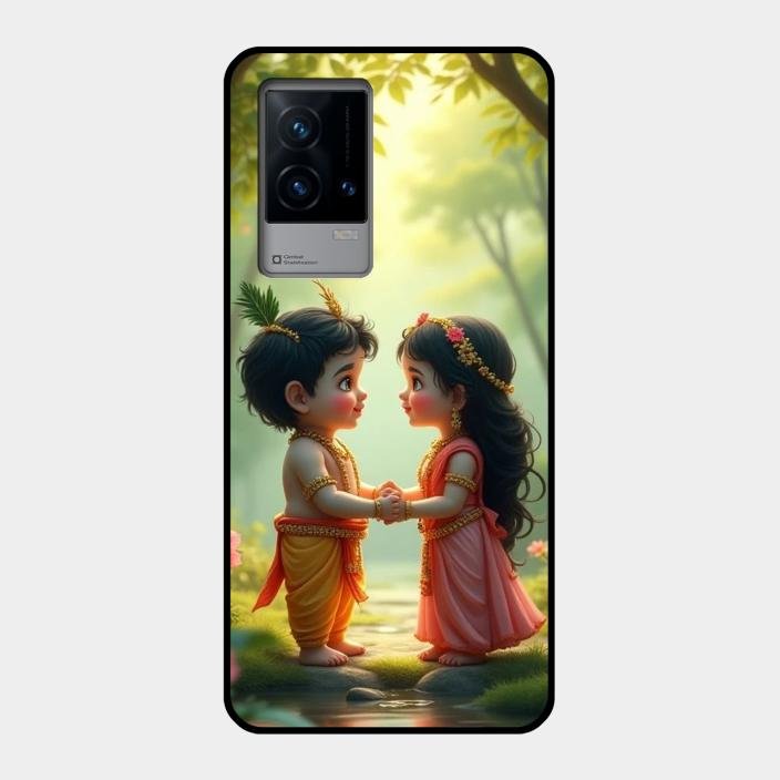 heavenly bond glossy metal case cover for Iqoo 9 5G