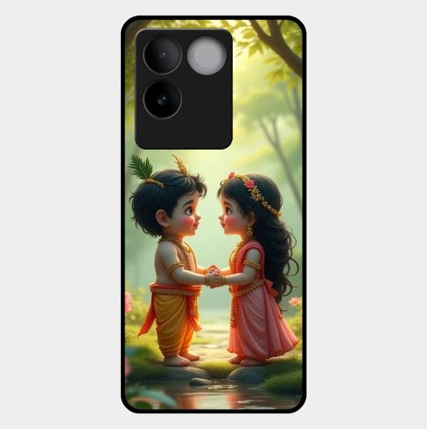 heavenly bond glossy metal case cover for Iqoo Z7 Pro 5G