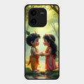 heavenly bond glossy metal case cover for Iqoo Z9X 5G