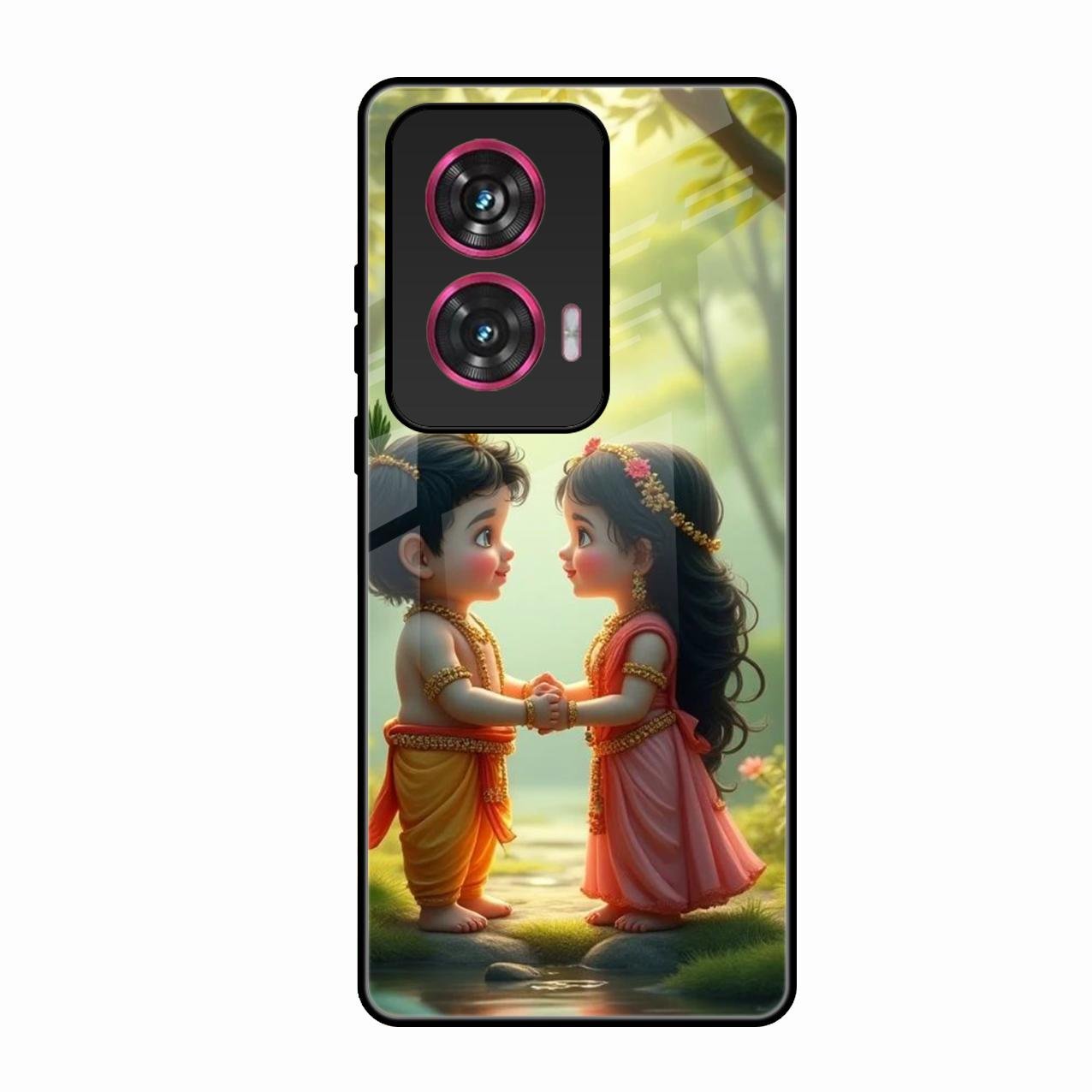 heavenly bond glossy metal case cover for Motorola Edge 50 Fusion 5G