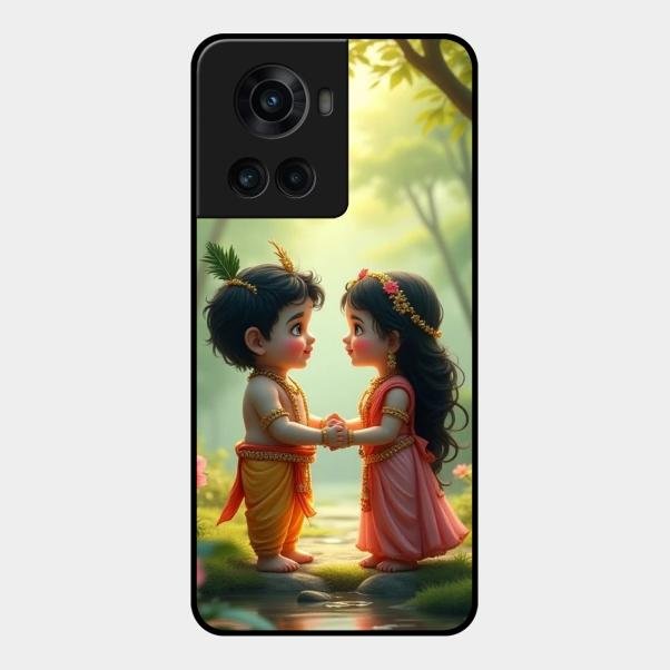 heavenly bond glossy metal case cover for Oneplus 10R 5G