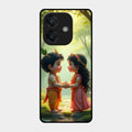 heavenly bond glossy metal case cover for Oppo A3X 5G