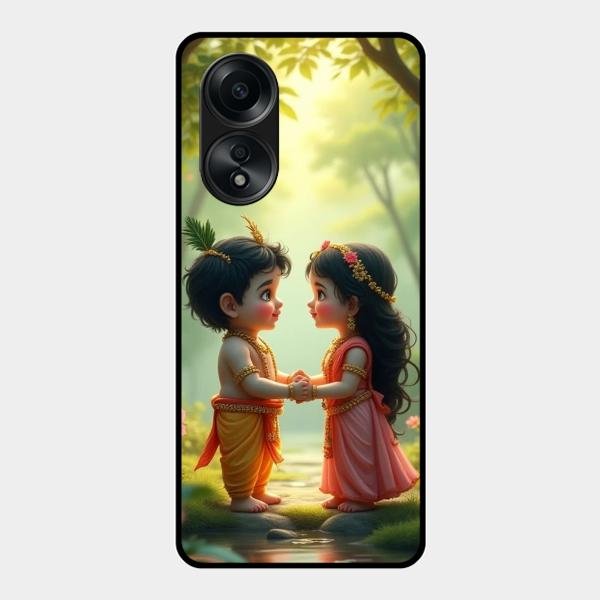 heavenly bond glossy metal case cover for Oppo A58