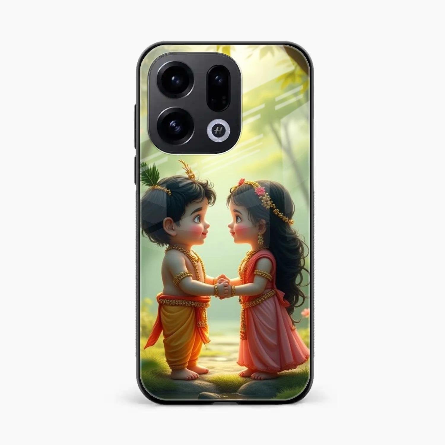 heavenly bond glossy metal case cover for Oppo Find X9 5G