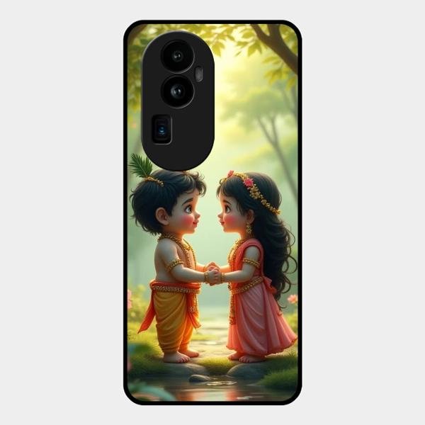 heavenly bond glossy metal case cover for Oppo Reno 10 Pro Plus 5G