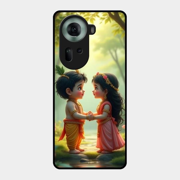 heavenly bond glossy metal case cover for Oppo Reno 11 5G