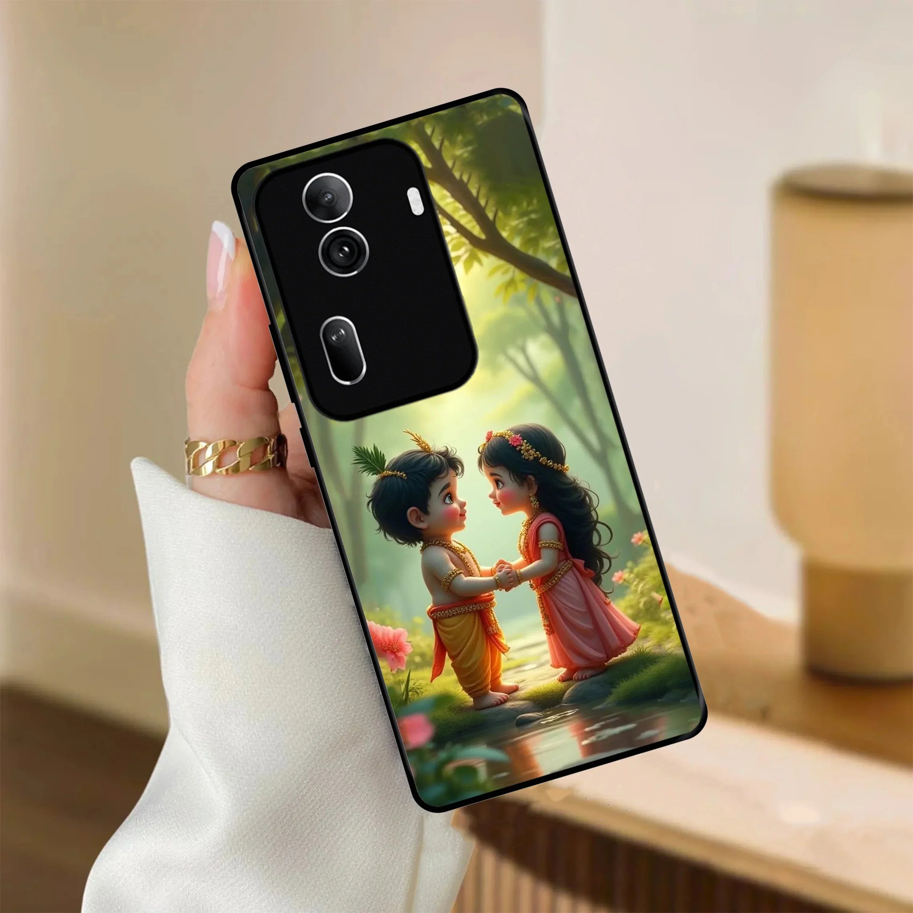 Heavenly Bond Glossy Metal Case Cover For Oppo - ShopOnCliQ