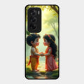 heavenly bond glossy metal case cover for Oppo Reno 12 5G