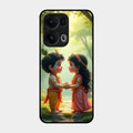 heavenly bond glossy metal case cover for Oppo Reno 13 Pro 5G