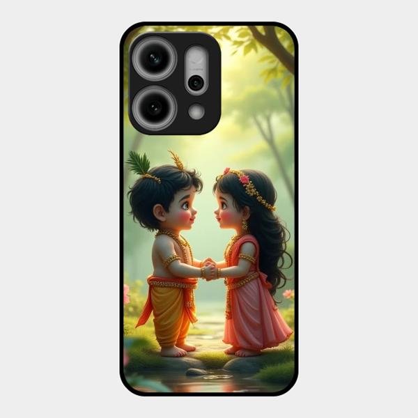 heavenly bond glossy metal case cover for Oppo Reno 14 Pro 5G