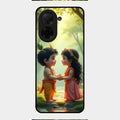 heavenly bond glossy metal case cover for Poco C71