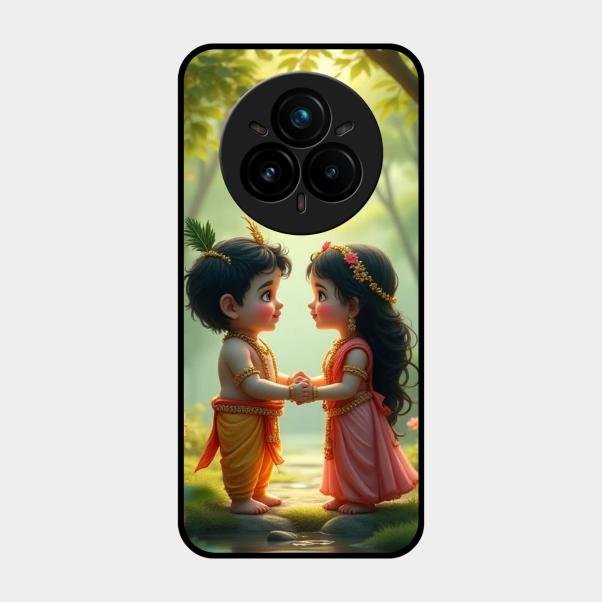 heavenly bond glossy metal case cover for Realme 14 Pro 5G