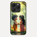heavenly bond glossy metal case cover for Realme 15T 5G