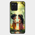 heavenly bond glossy metal case cover for Realme C35