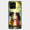 heavenly bond glossy metal case cover for Realme C53