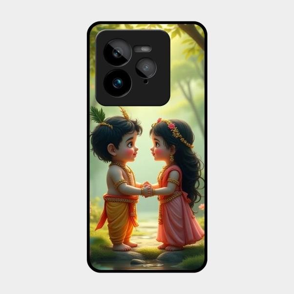 heavenly bond glossy metal case cover for Realme Gt 7 Pro