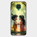 heavenly bond glossy metal case cover for Redmi Note 10 Lite