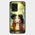 heavenly bond glossy metal case cover for Redmi Note 12 Pro Plus 5G