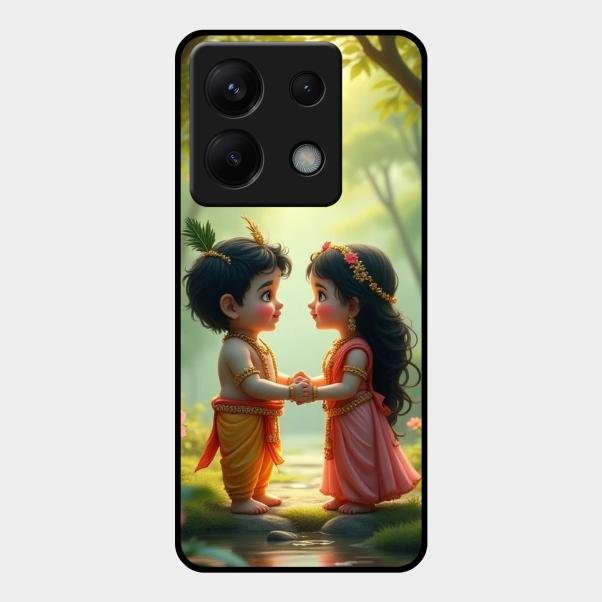heavenly bond glossy metal case cover for Redmi Note 13 Pro 5G