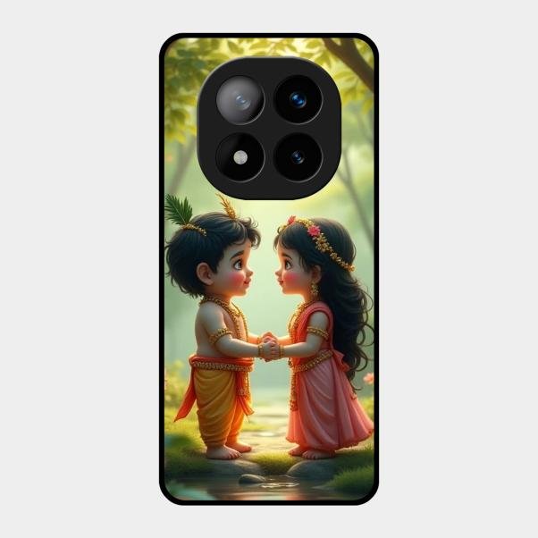 heavenly bond glossy metal case cover for Redmi Note 14 Pro Plus 5G