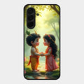 heavenly bond glossy metal case cover for Samsung Galaxy A26 5G