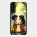 heavenly bond glossy metal case cover for Samsung Galaxy S22 5G