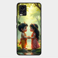 heavenly bond glossy metal case cover for Vivo V20 2021