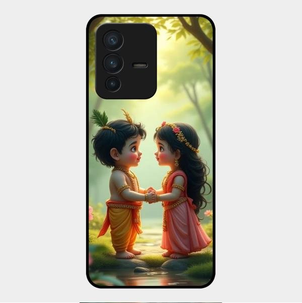 heavenly bond glossy metal case cover for Vivo V23 5G
