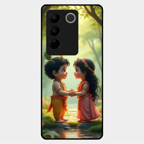heavenly bond glossy metal case cover for Vivo V27 5G