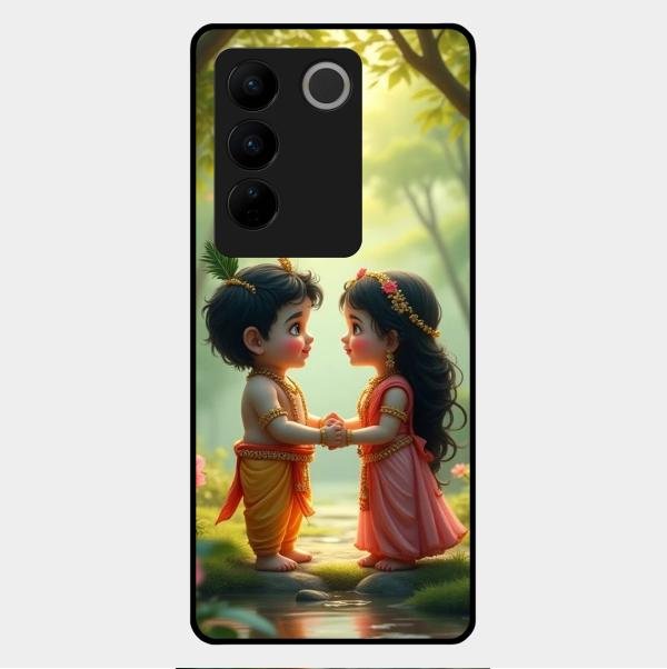 heavenly bond glossy metal case cover for Vivo V27 Pro 5G